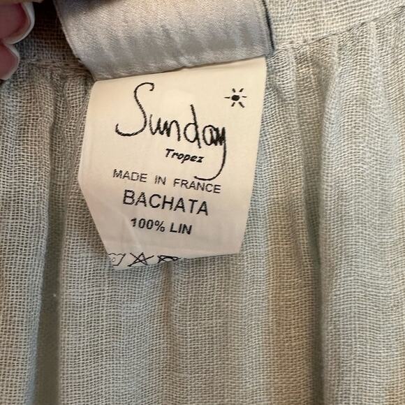 SUNDAY ST TROPEZ Bachata Linen Coverup Dress - Picture 3 of 3